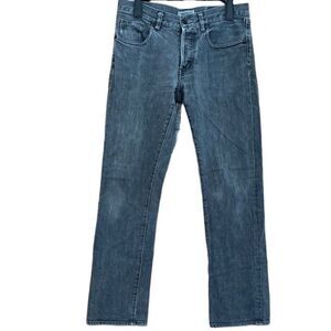 WESC Revolve Mens 5 pocket slim black rinse stretch jeans size 30